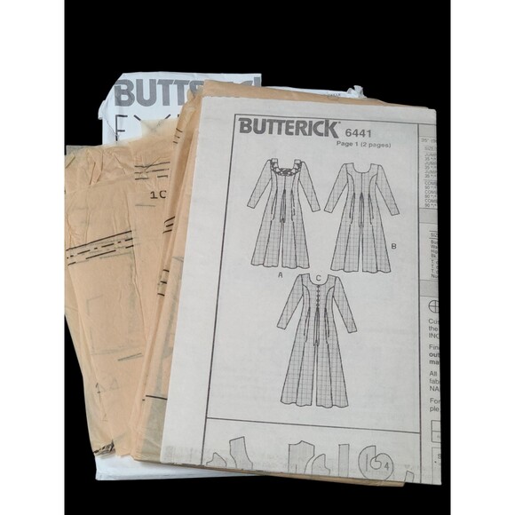 Vtg 1992 Butterick Sewing Pattern #6441 Misses Loose Fitting Jumpsuit 6 8 10 - Picture 5 of 6